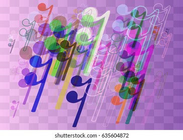 music template design