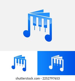 music template logo, logo with modern and futuristic style vector eps format