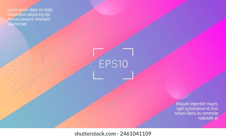 Music Texture. Retro Technology Art. Purple Liquid Design. Abstract Screen. Party Horizontal Template. Corporate Page. Cool Landing Page. Pink Music Texture