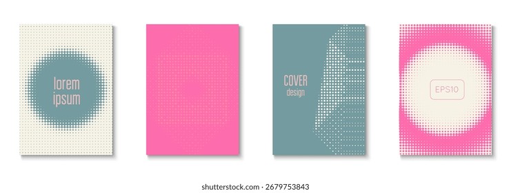 Conjunto de textura musical. Círculos Frescos En Mínimo Diseño. Formas Lineales Para Carpeta De Marca. Volante de semitono. Cubierta de punto minimalista. Fondo geométrico del partido. Textura musical de moda