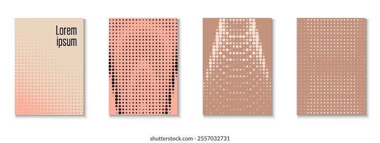Music Texture Set. Summer Art In Minimal Design. Dynamic Design For Hipster Folder. Dot Flyer. Minimalist Party Poster. Geometric Graphic Template. Trendy Music Texture