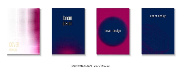 Music Texture Set. Summer Concept With Minimal Art. Dynamic Design For Hipster Folder. Abstract Flyer. Minimalist Dot Cover. Geometric Business Poster. Trendy Music Texture