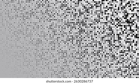 Music Texture. Summer Art In Minimal Design. Linear Shapes In Annual Frame. Black Dots Flyer. Minimalist Greyscale Poster. Geometric White Pattern. Trendy Music Texture