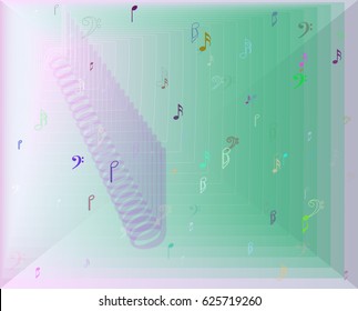 music texture vector
