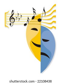 Music and theatre heading