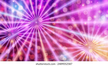 Music theme, dance club, night party colorful vector background