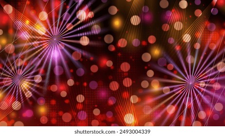 Music theme, dance club, night party colorful vector background