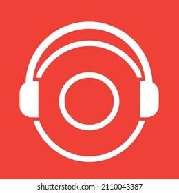 The Music Theme Design with Headset