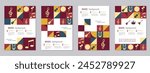 Music theme flyer vector template collection. Design for poster, booklet, brochure cover, card, coupon. A4 format