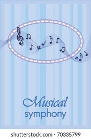 Music theme greeting card