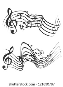 Music theme. Vector illustration.