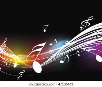 Music theme , vector illustration, No mesh in this Vector
