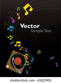 music themed background