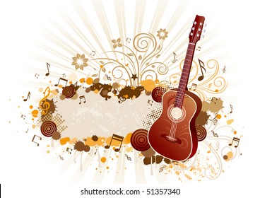 music themed design element