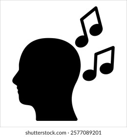 Music Therapy Icon Element For Design