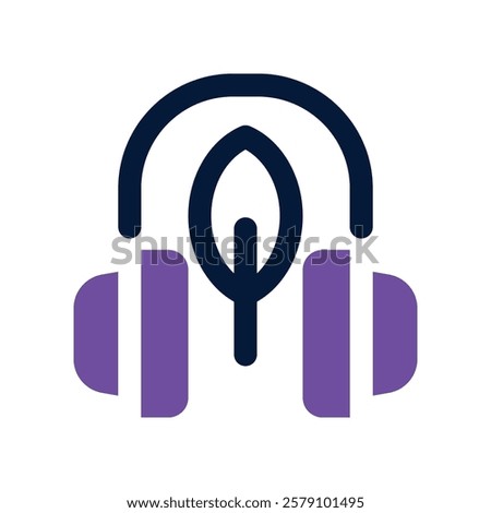 music therapy icon. vector dual tone icon for your website, mobile, presentation, and logo design.