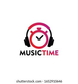 Music Time Logo Template Design