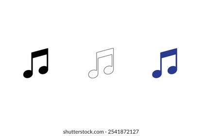 Music tone icon vector design illustration