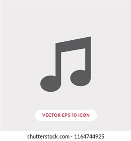 Music tone vector icon
