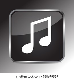 music tones icon 3d. Internet icon 3d and application icon 3d. Vector eps 10.
