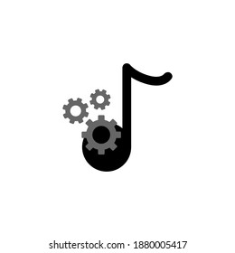 Music or tones Settings icon, perfect for web campaigns, applications, media and more. Vector illustration
 eps 10 which can be edited and changed color.