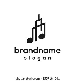 music town logo design vector