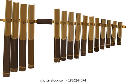 The music traditional from West Java, Indonesia