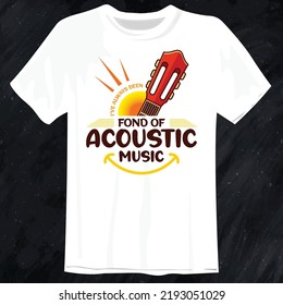 music trendy illustration t-shirt design