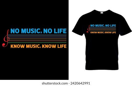 Music T-shirt Design. Graphic and illustration.