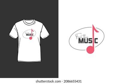 Music Tshirt Design. Hand Drawn Vintage Illustration With Lettering. Phrase For Print On T-shirts
