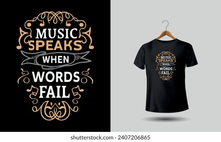 music tshirt design for music lovers