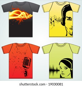 Music t-shirt design vector illustration