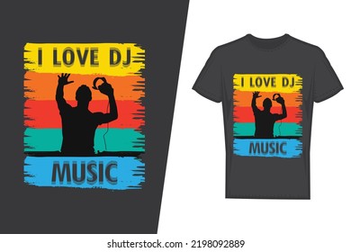 Music T-shirt design. Music t-shirt design vector. For t-shirt print and other uses.