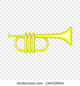 Music tube icon in cartoon style isolated on background for any web design 