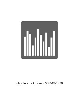 Music tune icon vector. Symbol for your web site design, logo, app, UI. Vector illustration, EPS