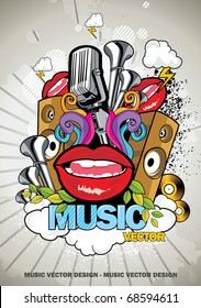 music urban vector art