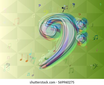 music vector background
