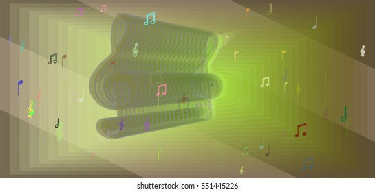music vector background over narrow example, clever notice beside set