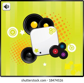 Music Vector Background. Senso Series.