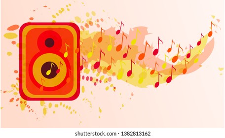 Music vector background. World music day concept.