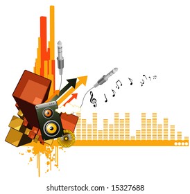 music vector composition