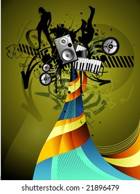 music vector composition