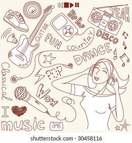 Music Vector Doodles