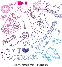 Music Vector Doodles