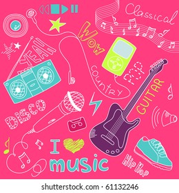 Music Vector Doodles