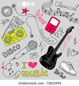 Music Vector Doodles