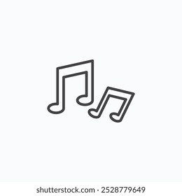 Music vector flat icon set.eps