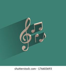 Music. Vector format