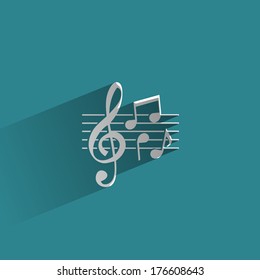 Music. Vector format