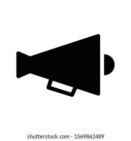 music vector glyph flat icon 